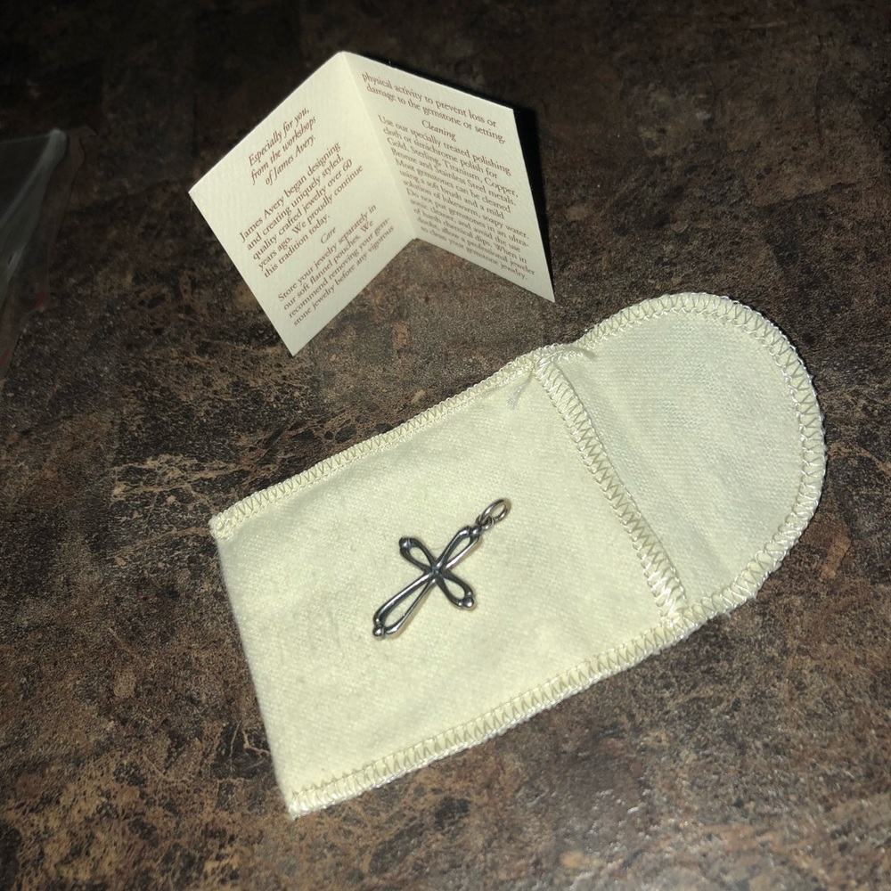 Open Cross with Buds James Avery Charm/Pendant